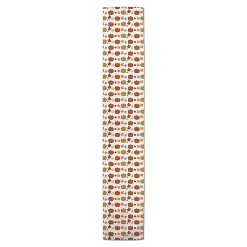 Pumpkins and Leaves Table Runner, 72 in.