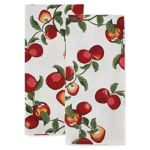 Red Apples 4-pc. Kitchen Towel and Pot Holder Set