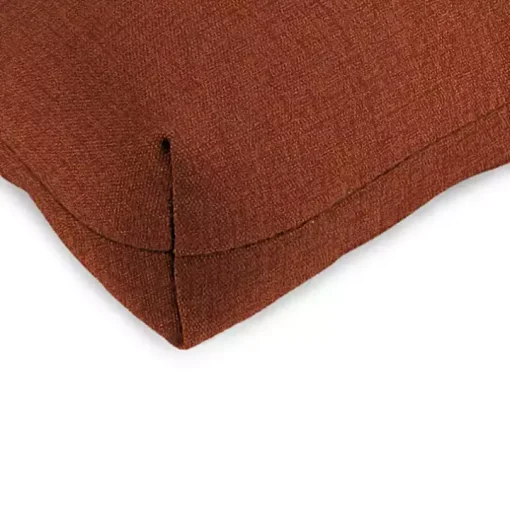 Red French Edge 3-pc. Outdoor Wicker Cushion Set
