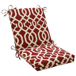 Red New Geometric Outdoor Chair Cushion