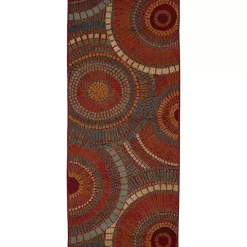 Red Spheres Indoor/Outdoor Runner, 1x4