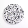 Round Dog Doodle Canvas Art Print