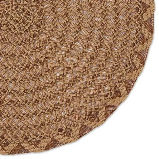 Round Woven Lattice Placemats, Set of 6