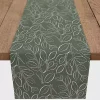 Sage Leaves Table Runner, 90 in.