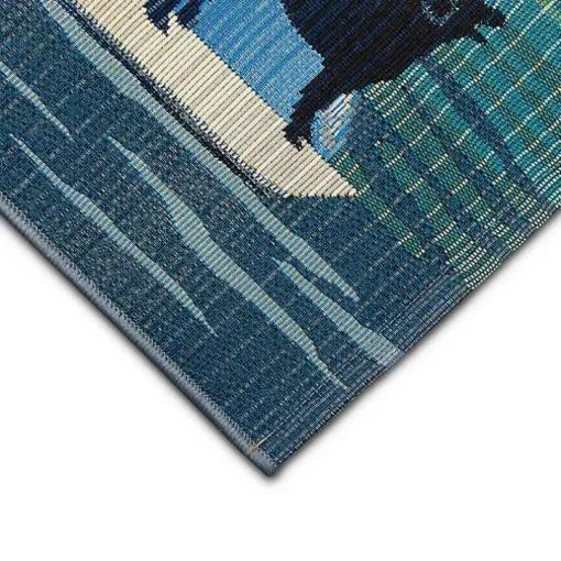 Sailboat Dogs Indoor/Outdoor Runner, 1x4