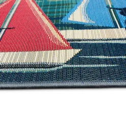 Sailboat Dogs Indoor/Outdoor Runner, 1x4
