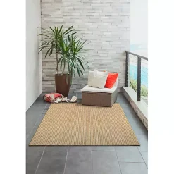 Sand Intertwine Santal Indoor/Outdoor Rug, 6x9