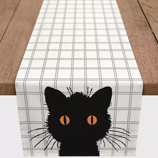 Scaredy Cat Table Runner, 72 in.