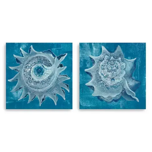 Seashore Canvas Art Prints, Set of 2