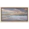 Soft Twilight Framed Canvas Art Print