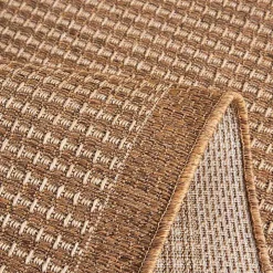 Tan Gather Indoor/Outdoor Area Rug, 5x7