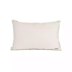Tan Woven Geo Diamond Indoor/Outdoor Pillow