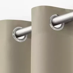 Taupe Cabana Outdoor Curtain Panel Set, 108 in.