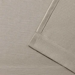 Taupe Delano Outdoor Curtain Panel Set, 120 in.