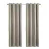 Taupe Paris Velvet Blackout Curtain Panel, 108 in.