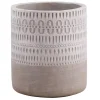 Terracotta Etched Boho Utensil Crock