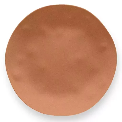 Terracotta Melamine Santal Dinner Plates, Set of 6