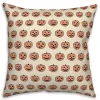 Trick or Treat Pumpkins Pattern Throw Pillow