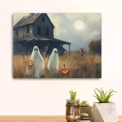 Two Ghost Friends Canvas Art Print, 24x18 in.