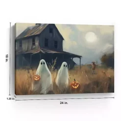 Two Ghost Friends Canvas Art Print, 24x18 in.