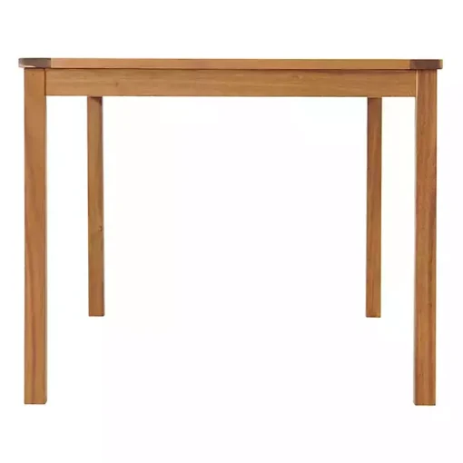 Warm Acacia Wood Slatted 5-pc. Outdoor Dining Set