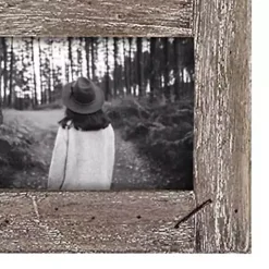 Weathered Brown Wooden 5-Opening Collage Frame