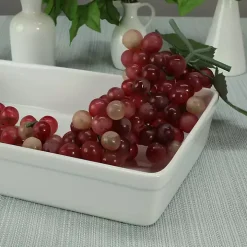 White Ceramic Rectangular Baker