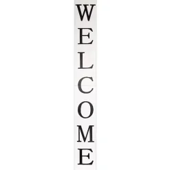 White Foldable Welcome Porch Board