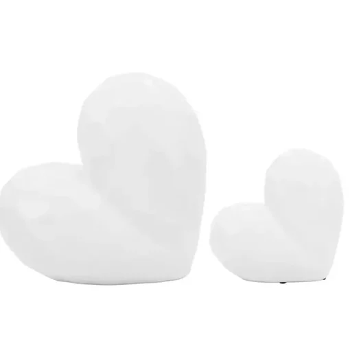 White Heart Figurine