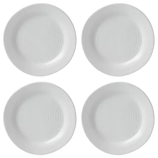White Ridge 12-pc. Stoneware Dinnerware Set