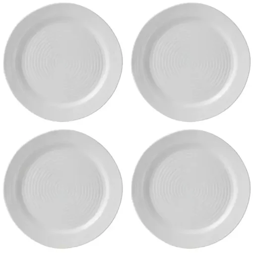 White Ridge 12-pc. Stoneware Dinnerware Set