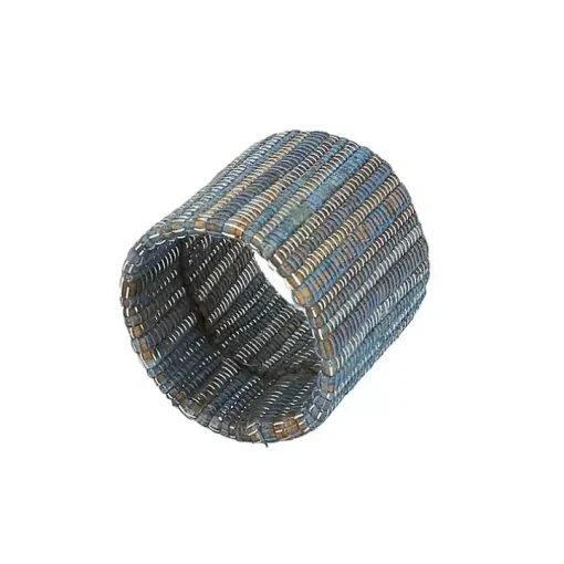 Woven Indigo 4-pc. Napkin Ring Set