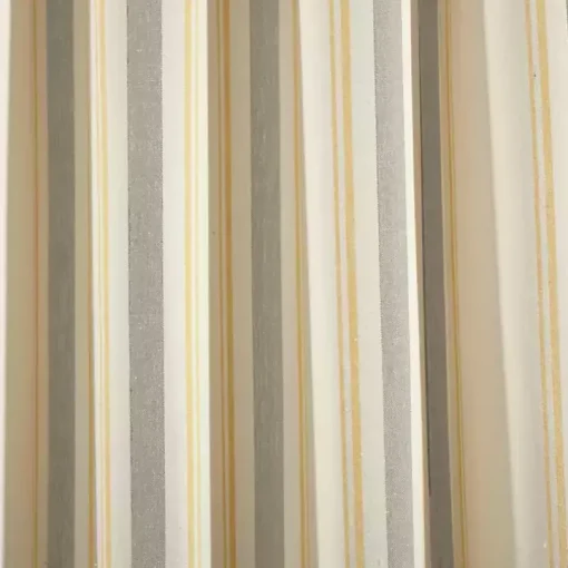 Yellow & Gray Farmhouse Curtain Panel Set, 95 in.