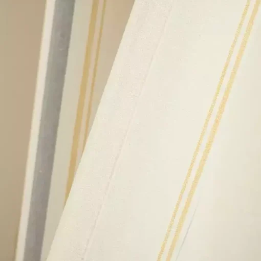 Yellow & Gray Farmhouse Curtain Panel Set, 95 in.